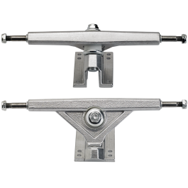 Raw Silver Radeckal Standard Reverse King Pin Longboard Trucks